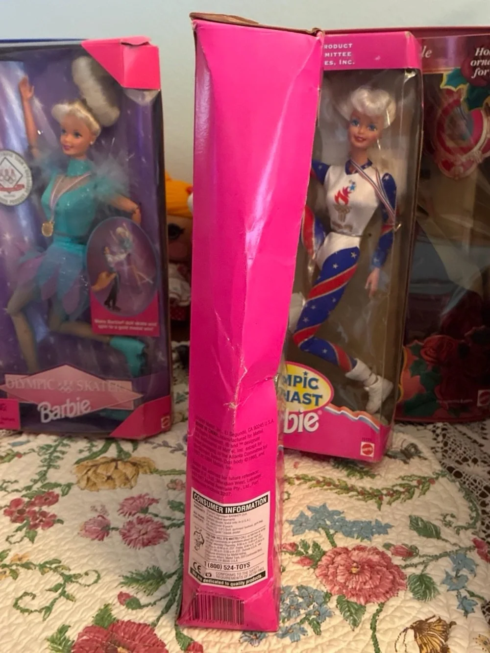 Barbie Olympic Gymnast Doll in Red, White & Blue Leotard
